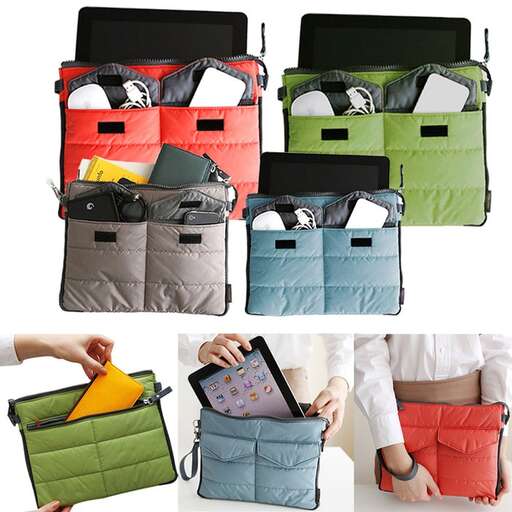 a bag that is made out of plastic.