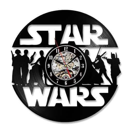 star wars wall clock by marc chagall