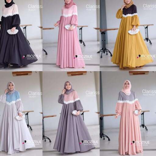 the dresses in different colors