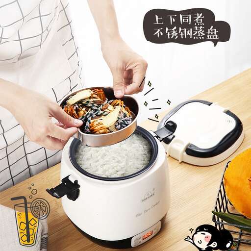 a person is preparing food in a crock pot.