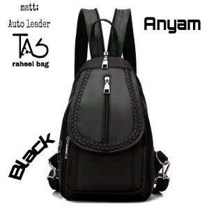 a backpack with a zipper on it.