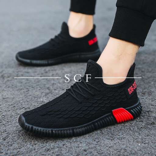 the new black and red sneakers for men