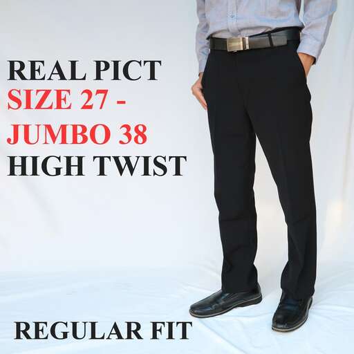 a large size man standing on top of a white surface.