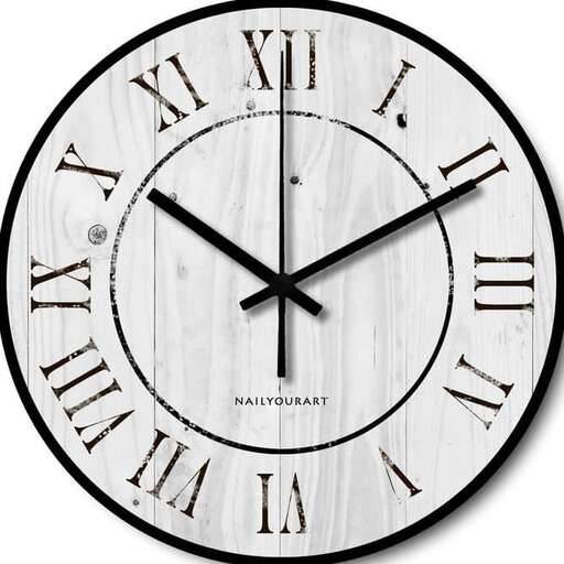 a clock with roman numerals and numbers