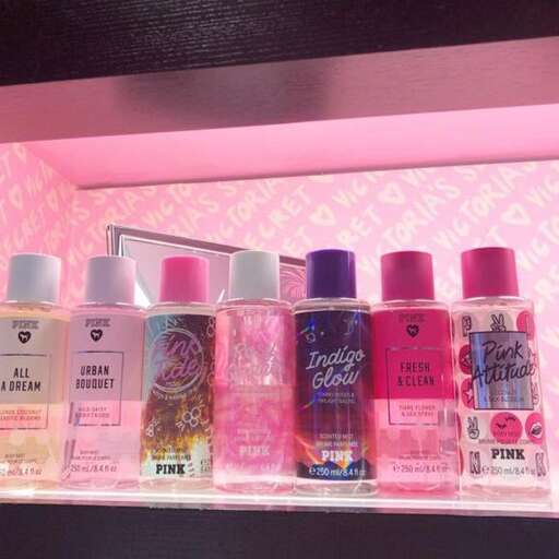 a shelf of nail polish
