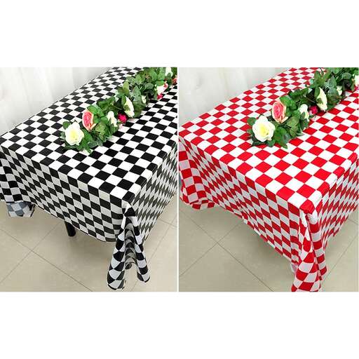 table runner made from a table cloth