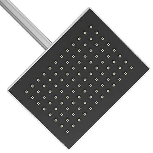 a black metal cover with holes.