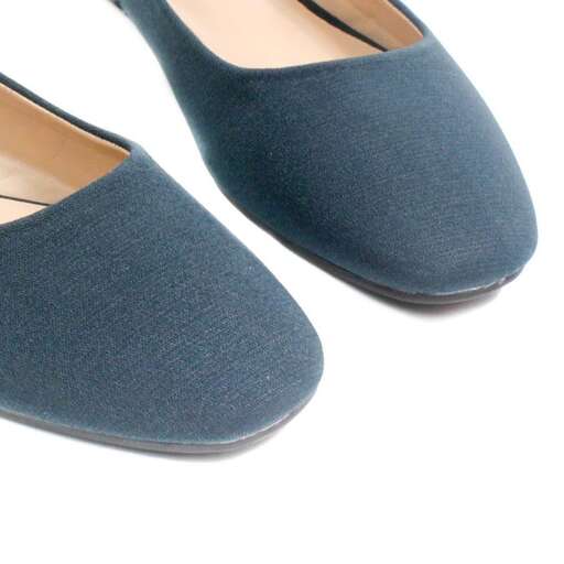 blue flat shoes in light blue