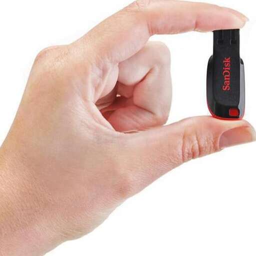 the battery is in the palm of your hand.