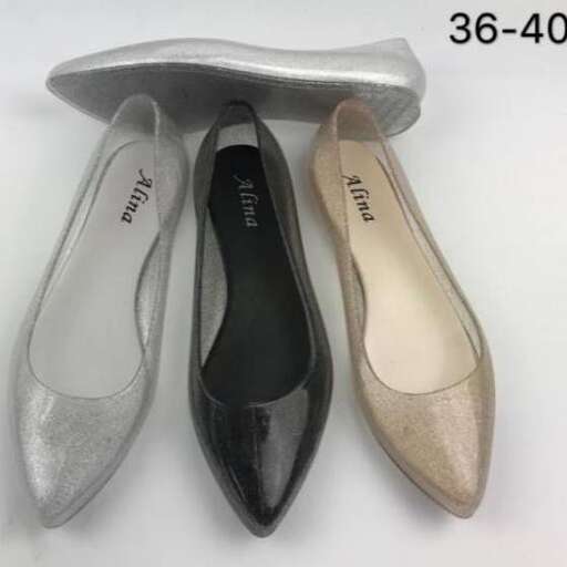 a pair of shoes with a silver bow.