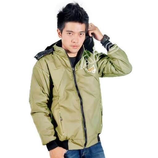men's jacket with a hood