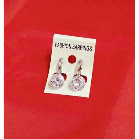 earrings in red and white