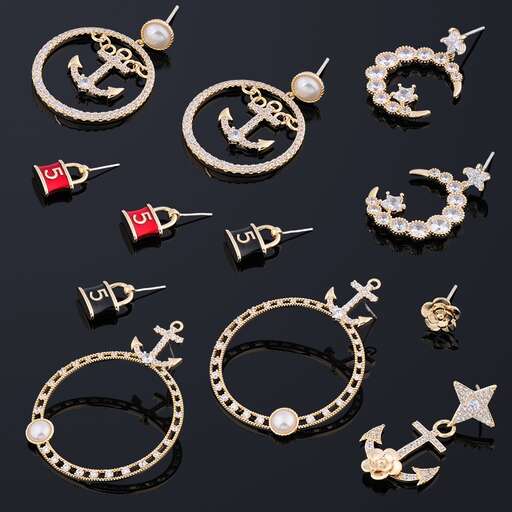 a set of sterling silver bracelets and earrings