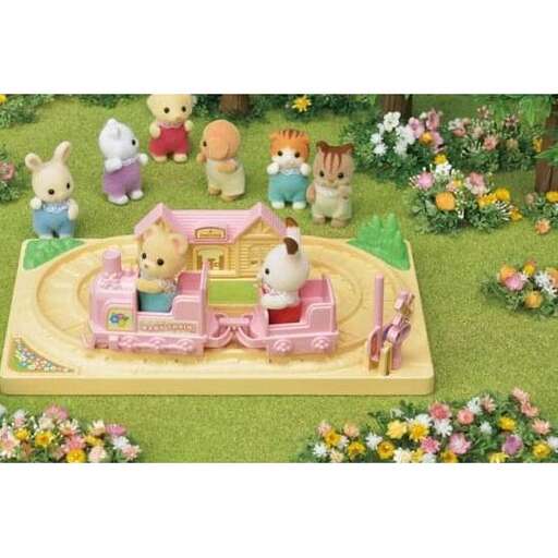 person in a pink boat