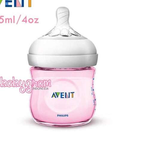 baby bottle - pink baby bottle with a pink lid