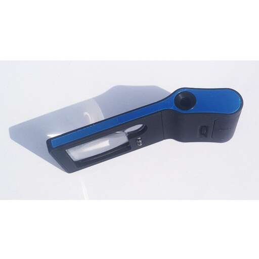 a pair of blue and black electronic devices.