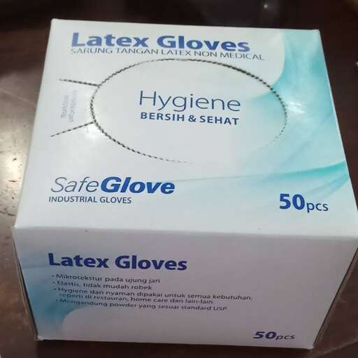 a package of gloves for protection.