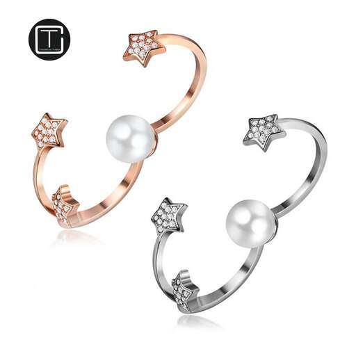 a set of earrings in sterling silver with diamonds.