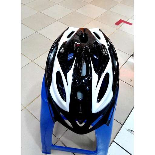 a helmet for the rider