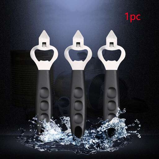 a pair of knives with a knife in the middle.