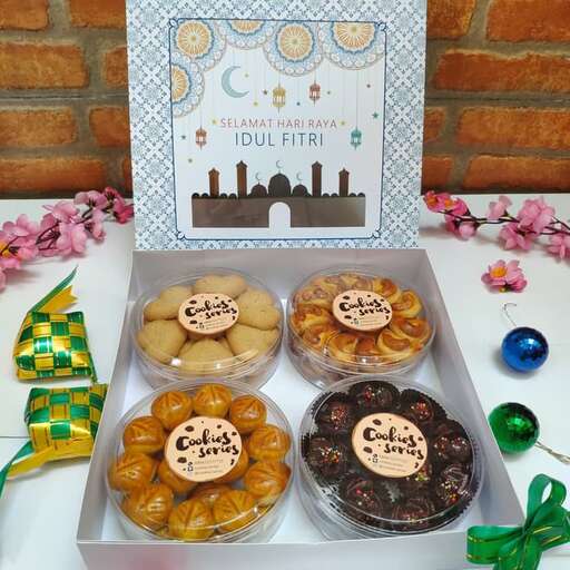 a box of assorted pastries