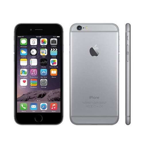 a white and black iphone and a silver case.