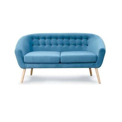 the blue sofa is a must for any room.