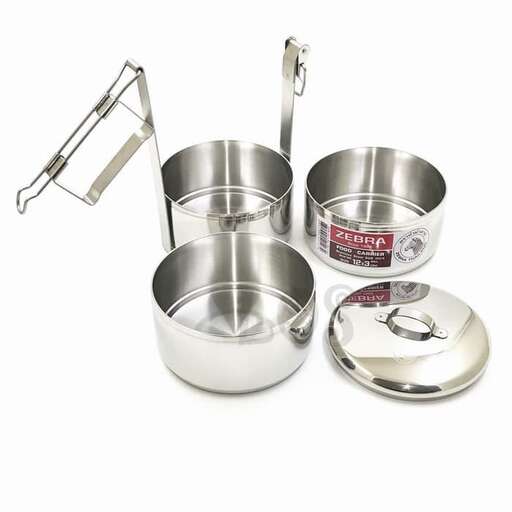 a set of stainless steel bowls and spoons.