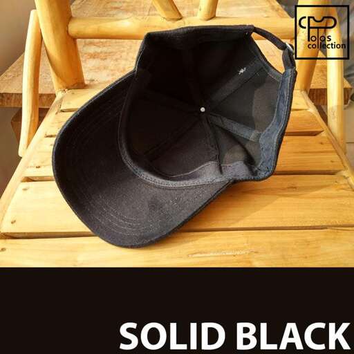 black leather hat with a black leather band