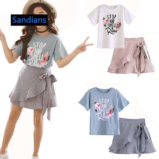 a set of cute shirts for girls