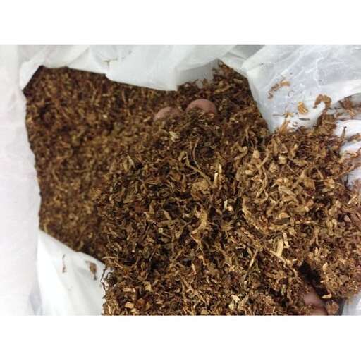 a bag of dried grass