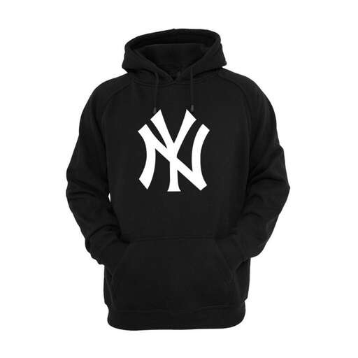 the logo on the hoodie