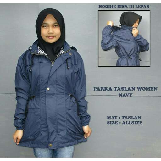 person in a blue coat