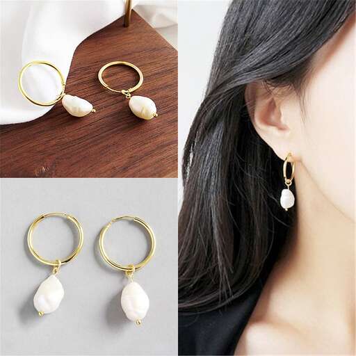 earrings in sterling silver with a pair of earrings