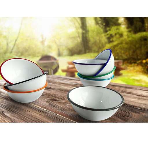 a bowl and bowl set on a table.