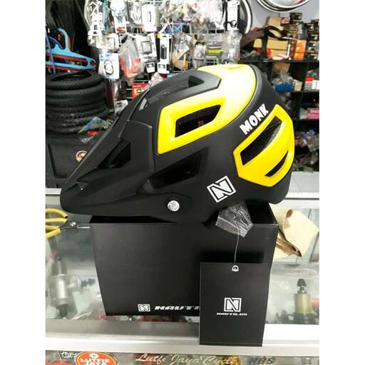 a helmet for sale in a shop