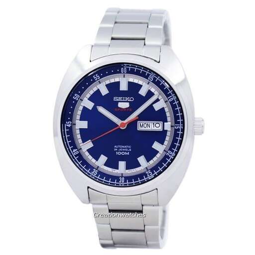 the blue dial watch with a blue dial