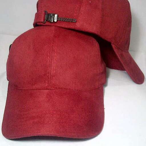 a hat made out of a red wool
