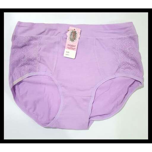 pink swimsuit with a flower design in the front.