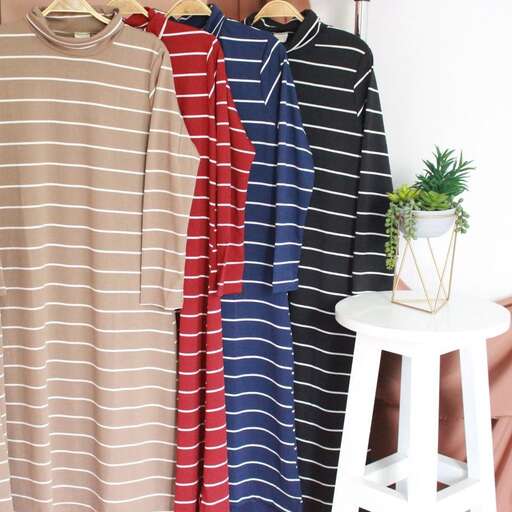 striped shirts in a row