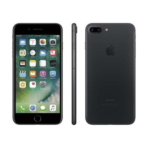 a black iphone and a white case.