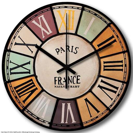 a clock with roman numerals and roman numerals.