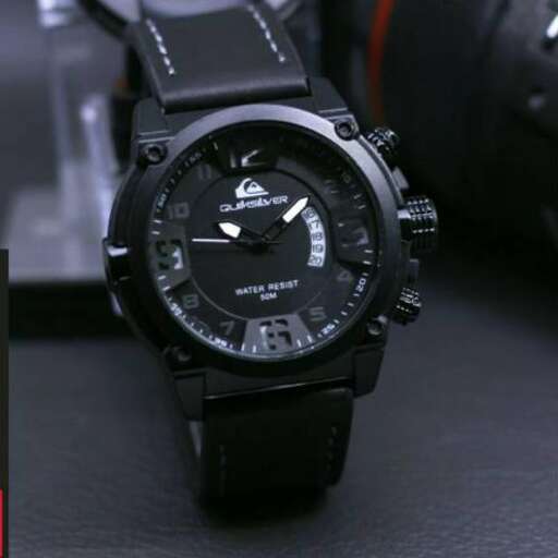 the watch is on display.