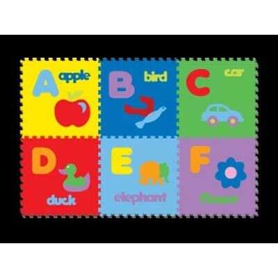 a colorful sticker with a picture of a child.