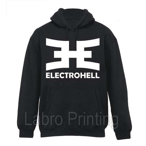 hoodie with the logo on the front