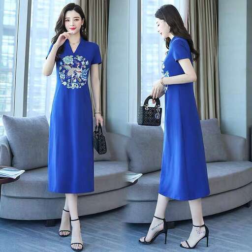 navy blue mother of the bride dress