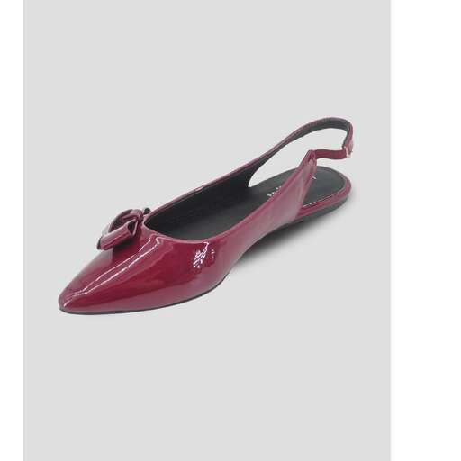 a pair of red shoes