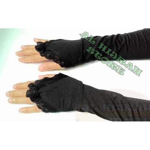 a glove that is on a table.