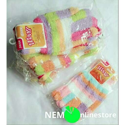 a selection of colorful baby socks