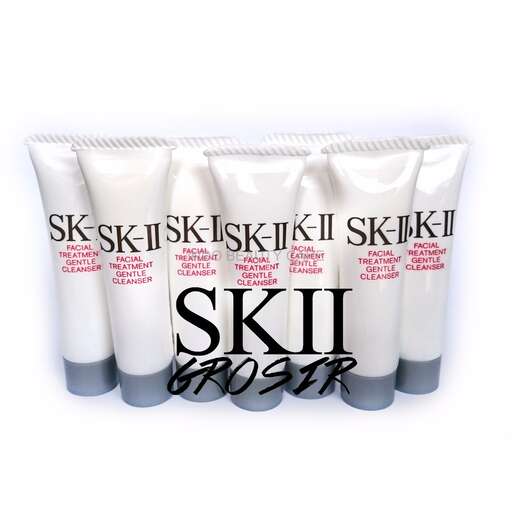 a set of cosmetic products.